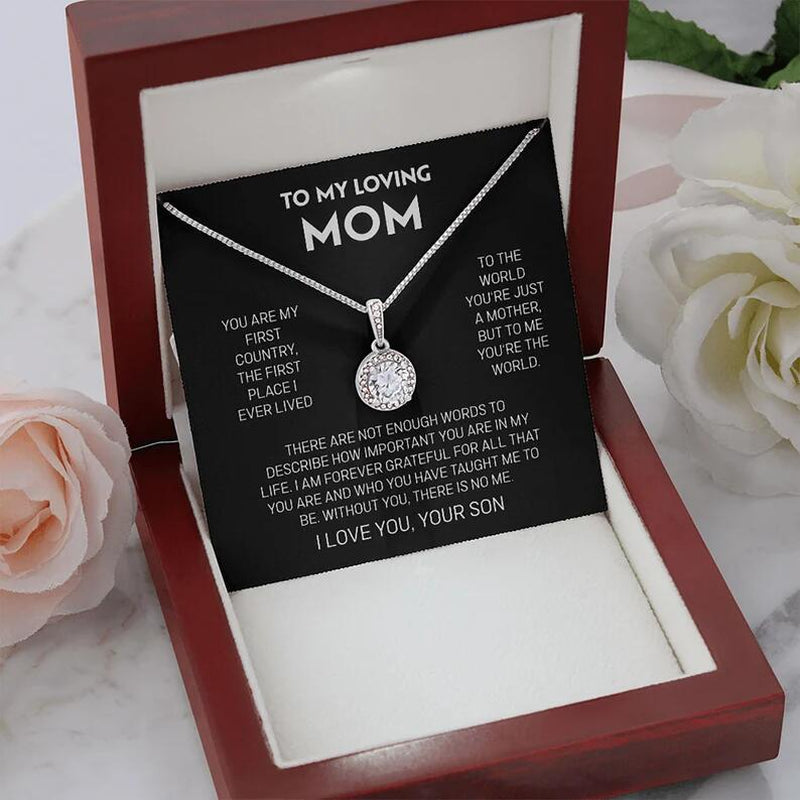 Micro Set round Bag Carat Diamond Clavicle Chain