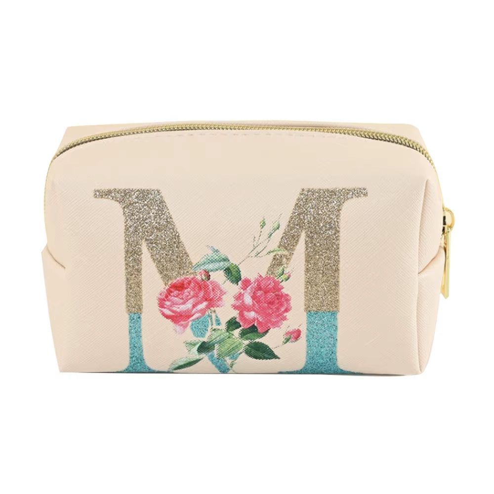 New Instagram Portable Fashion Travel Wash Bag Cute Image and Text Large Capacity Skincare Makeup Bag, Travel Women'S Accessorie