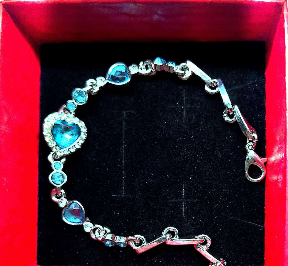 Ocean Heart Crystal Constellation Bracelet