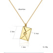 Envelope Love Letter Pendant Necklace