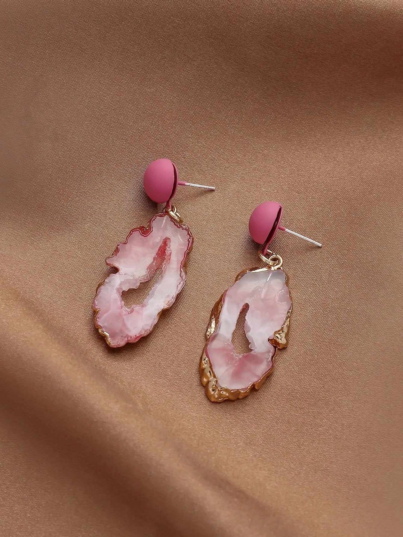 Andkiss Resin Drop Earrings