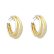 Gold/Silver Color Multi Hoops Earrings for Women Simple Three Circle Hoop Earrings Bohemia Geometric round Earrings