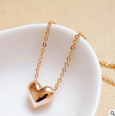Heart Pendant Clavicle Necklace