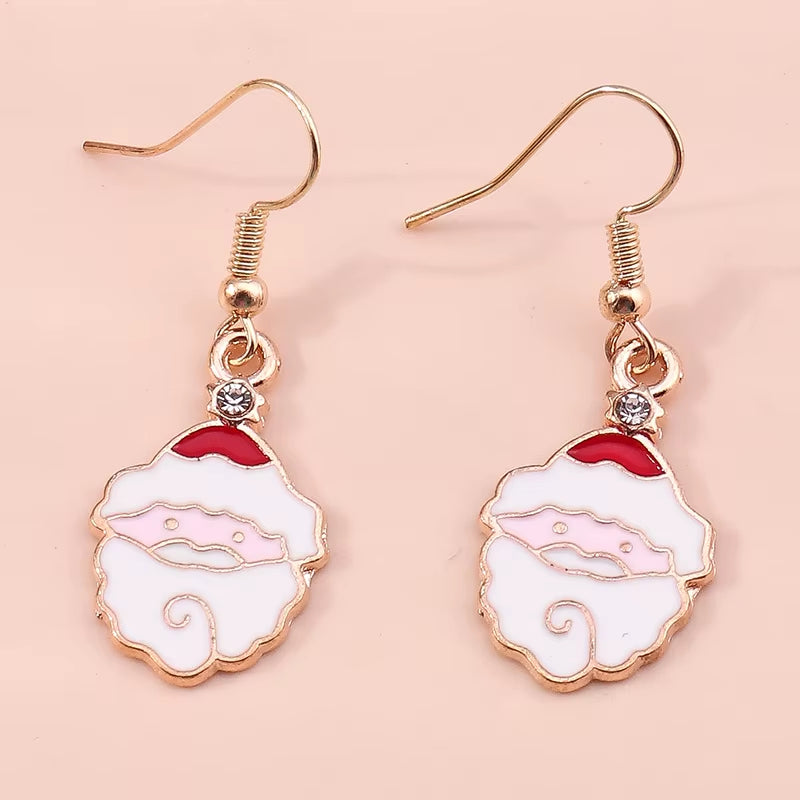 Cute Colorful Christmas Tree Drop Earrings for Women Festival Christmas Dangle Earrings Girls Party Jewelry Gifts