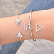 Crystal Charm Bracelet Set