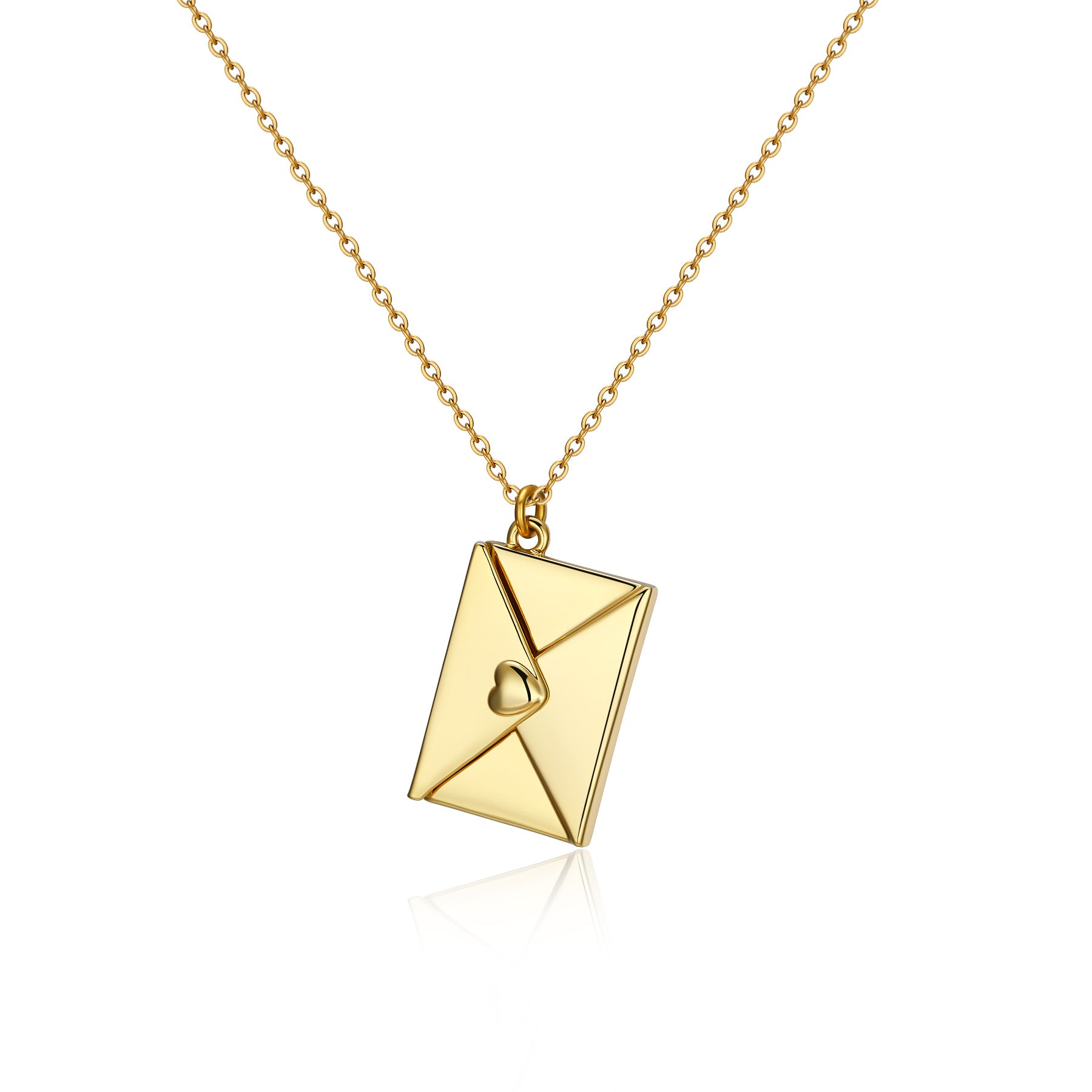Envelope Love Letter Pendant Necklace