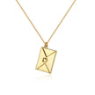 Envelope Love Letter Pendant Necklace