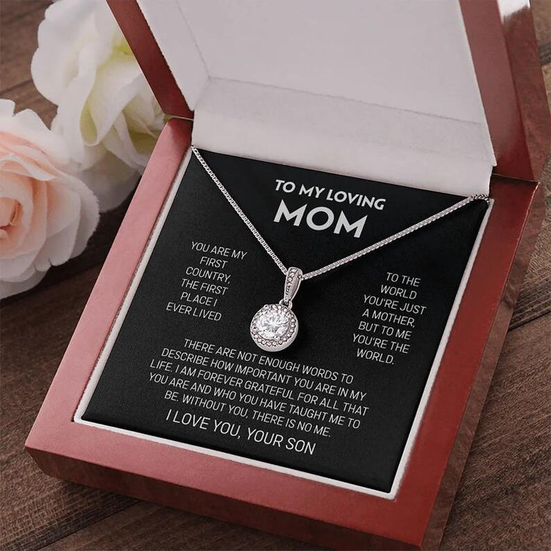 Micro Set round Bag Carat Diamond Clavicle Chain