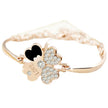 Rose Gold Four Leaf Clover Bracelet