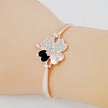 Rose Gold Four Leaf Clover Bracelet