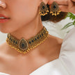 Peacock Teardrop Jewelry Set - Necklace & Earrings