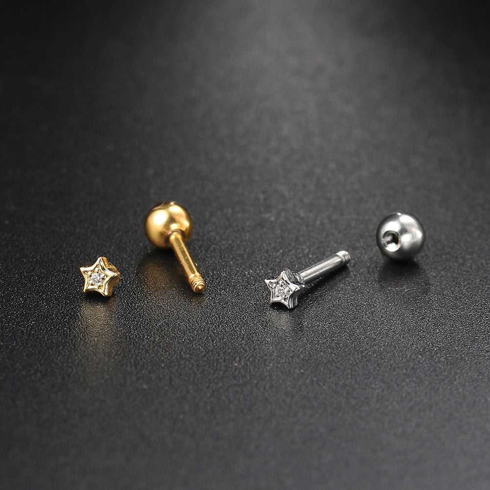 Women'S Alloy Pierced Earrings