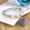 Love Pendant Crystal Bracelet