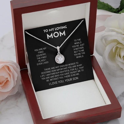 Micro Set round Bag Carat Diamond Clavicle Chain