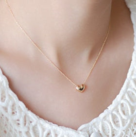 Heart Pendant Clavicle Necklace