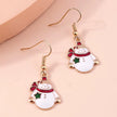 Cute Colorful Christmas Tree Drop Earrings for Women Festival Christmas Dangle Earrings Girls Party Jewelry Gifts