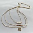 Wave Pendant Clavicle Necklace
