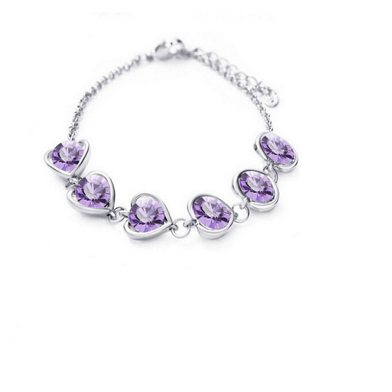 Crystal Heart Bracelet