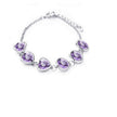Crystal Heart Bracelet