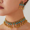 Vintage Gold Gemstone Jewelry Set
