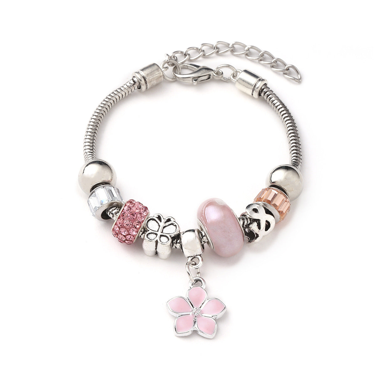 Colorful Crystal Bead Bracelet