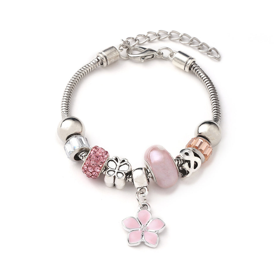 Colorful Crystal Bead Bracelet