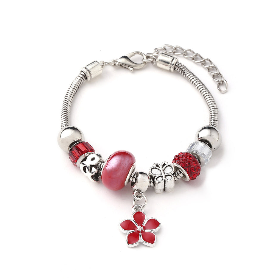 Colorful Crystal Bead Bracelet