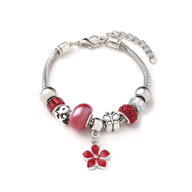 Colorful Crystal Bead Bracelet