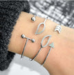 Crystal Charm Bracelet Set