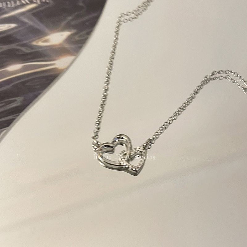 Heart Buckle Ring Pendant Necklace