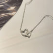 Heart Buckle Ring Pendant Necklace