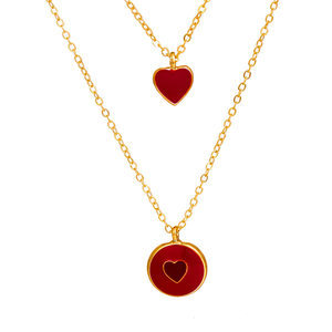Wave Pendant Clavicle Necklace