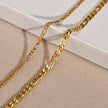 Gold Stainless Steel Chain Necklace