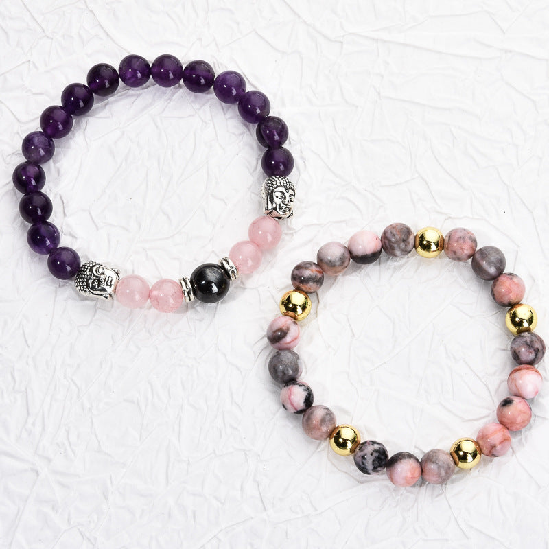 Mixed Gemstone Beaded Bracelet