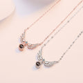 Angel Wing Projection Necklace