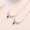 Angel Wing Projection Necklace