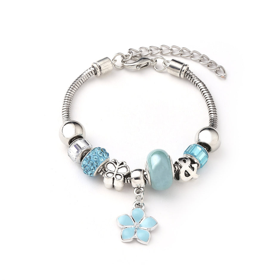 Colorful Crystal Bead Bracelet