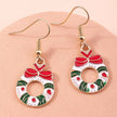 Cute Colorful Christmas Tree Drop Earrings for Women Festival Christmas Dangle Earrings Girls Party Jewelry Gifts