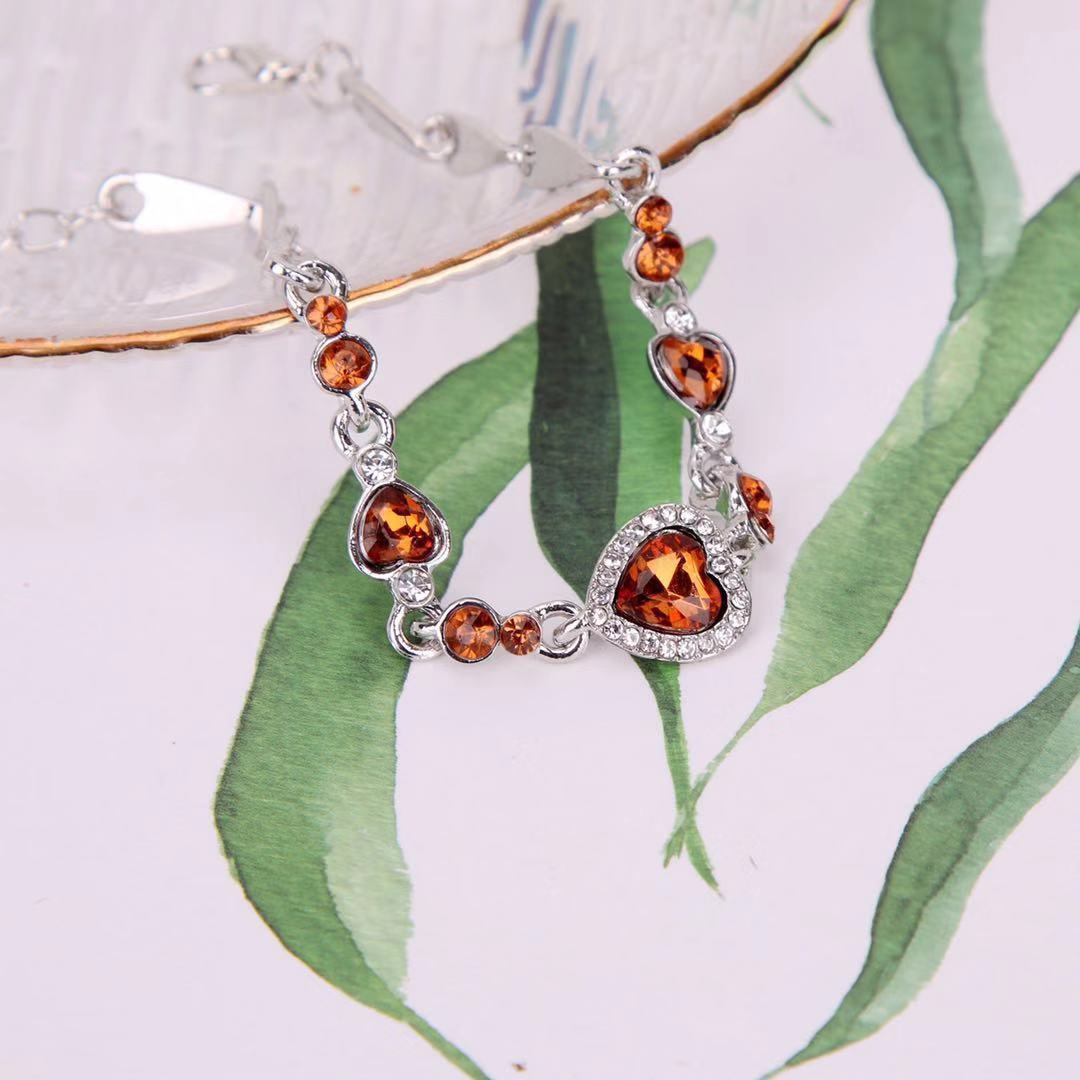 Ocean Heart Crystal Constellation Bracelet