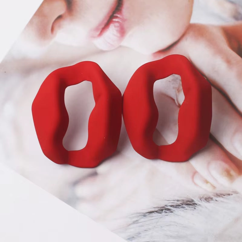 Colorful Metal Dangle Earrings for Women Personality Fashion Drop Earrings Flower Heart Pendants Earrings Pendientes Mujer