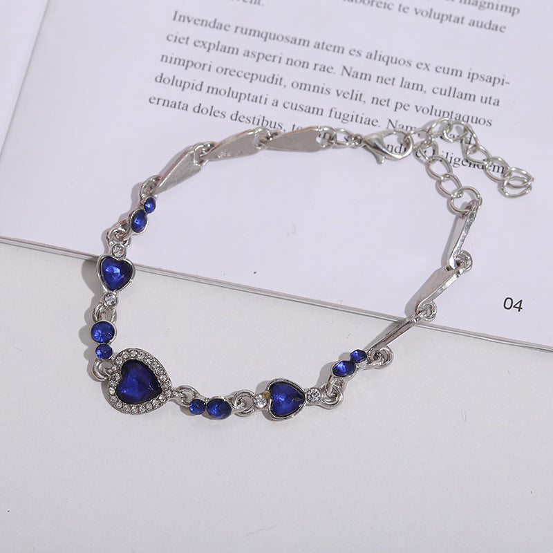 Ocean Heart Crystal Constellation Bracelet