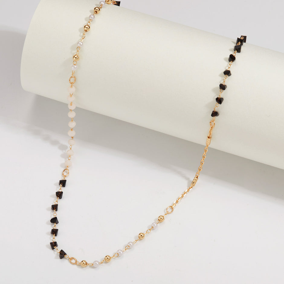Pearl & Crystal Bead Bracelet