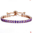 Micro-Inlaid Zircon Crystal Bracelet
