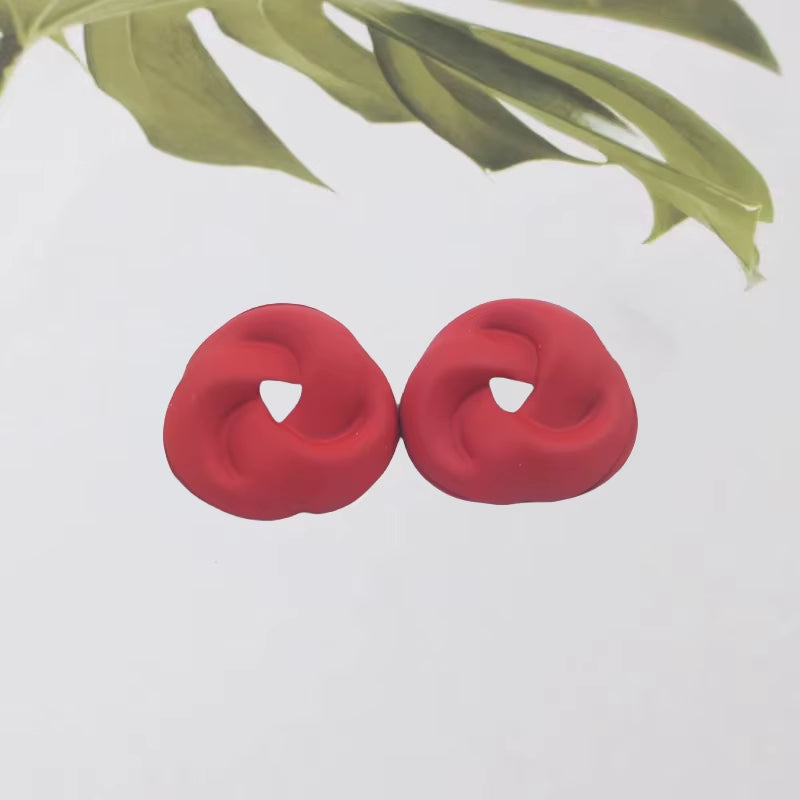 Colorful Metal Dangle Earrings for Women Personality Fashion Drop Earrings Flower Heart Pendants Earrings Pendientes Mujer