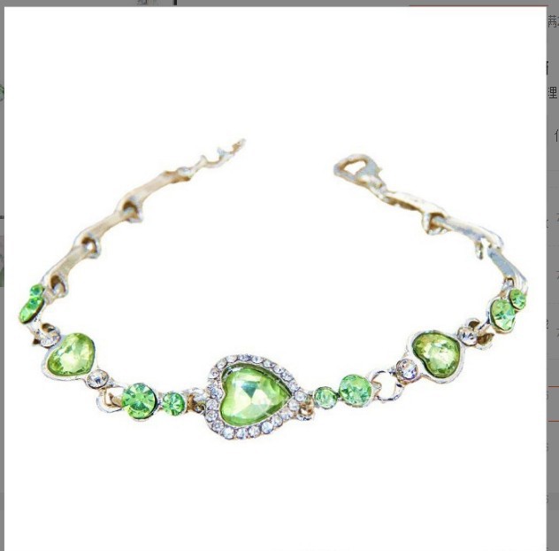 Ocean Heart Crystal Constellation Bracelet