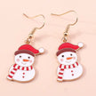 Cute Colorful Christmas Tree Drop Earrings for Women Festival Christmas Dangle Earrings Girls Party Jewelry Gifts