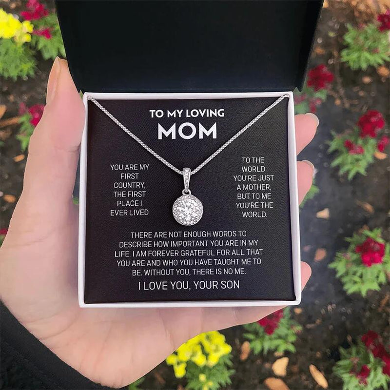 Micro Set round Bag Carat Diamond Clavicle Chain