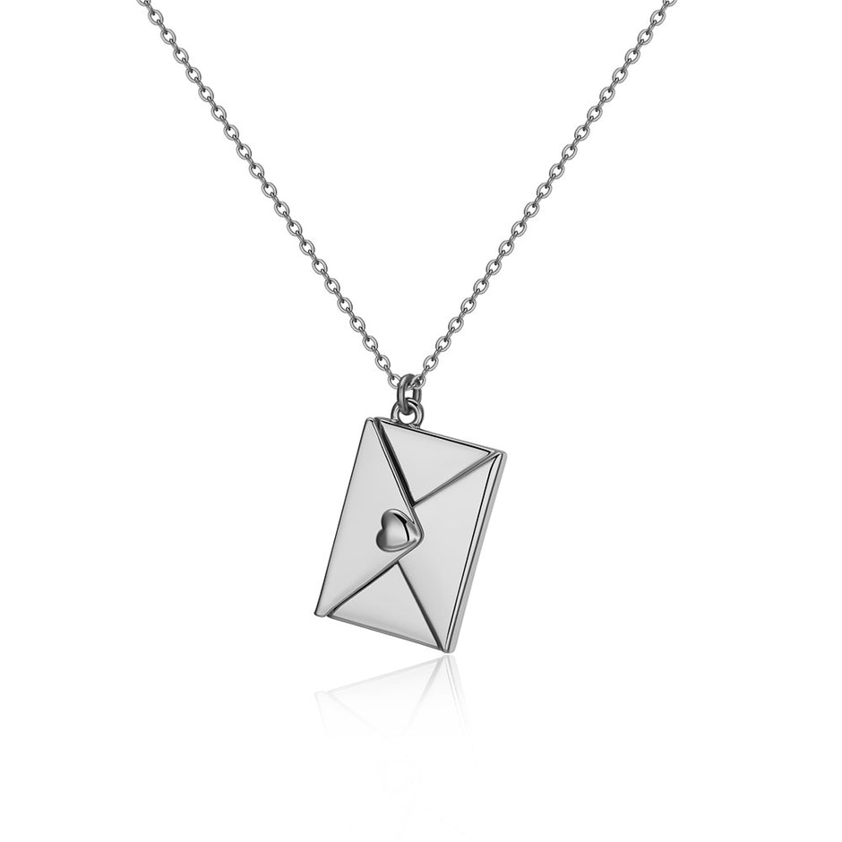 Envelope Love Letter Pendant Necklace