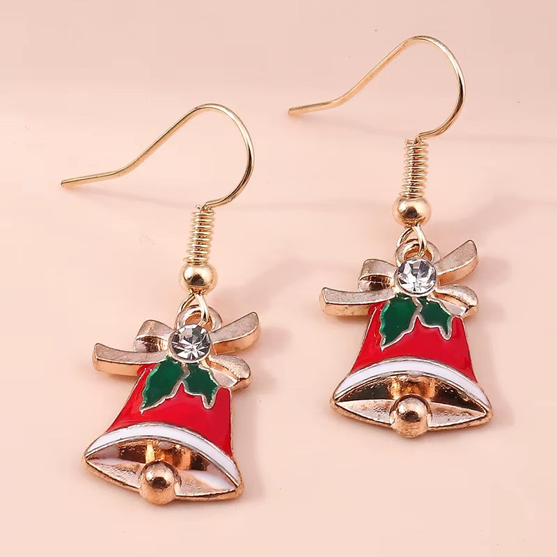 Cute Colorful Christmas Tree Drop Earrings for Women Festival Christmas Dangle Earrings Girls Party Jewelry Gifts