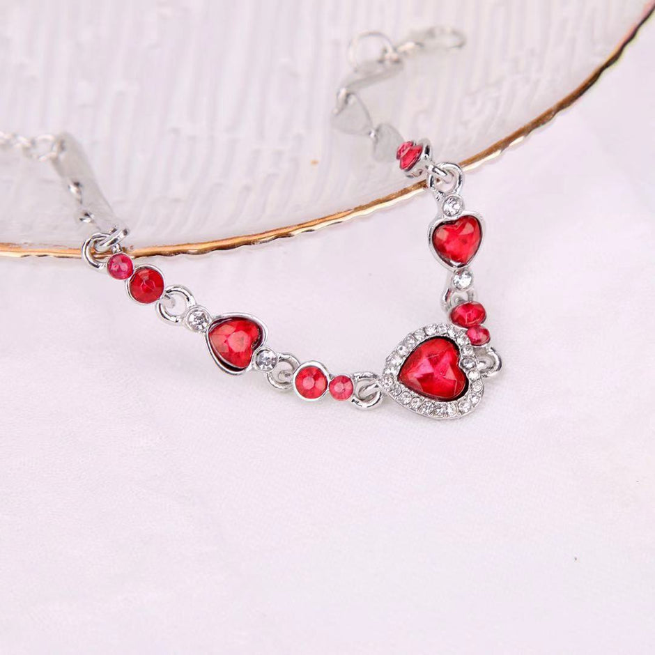 Ocean Heart Crystal Constellation Bracelet